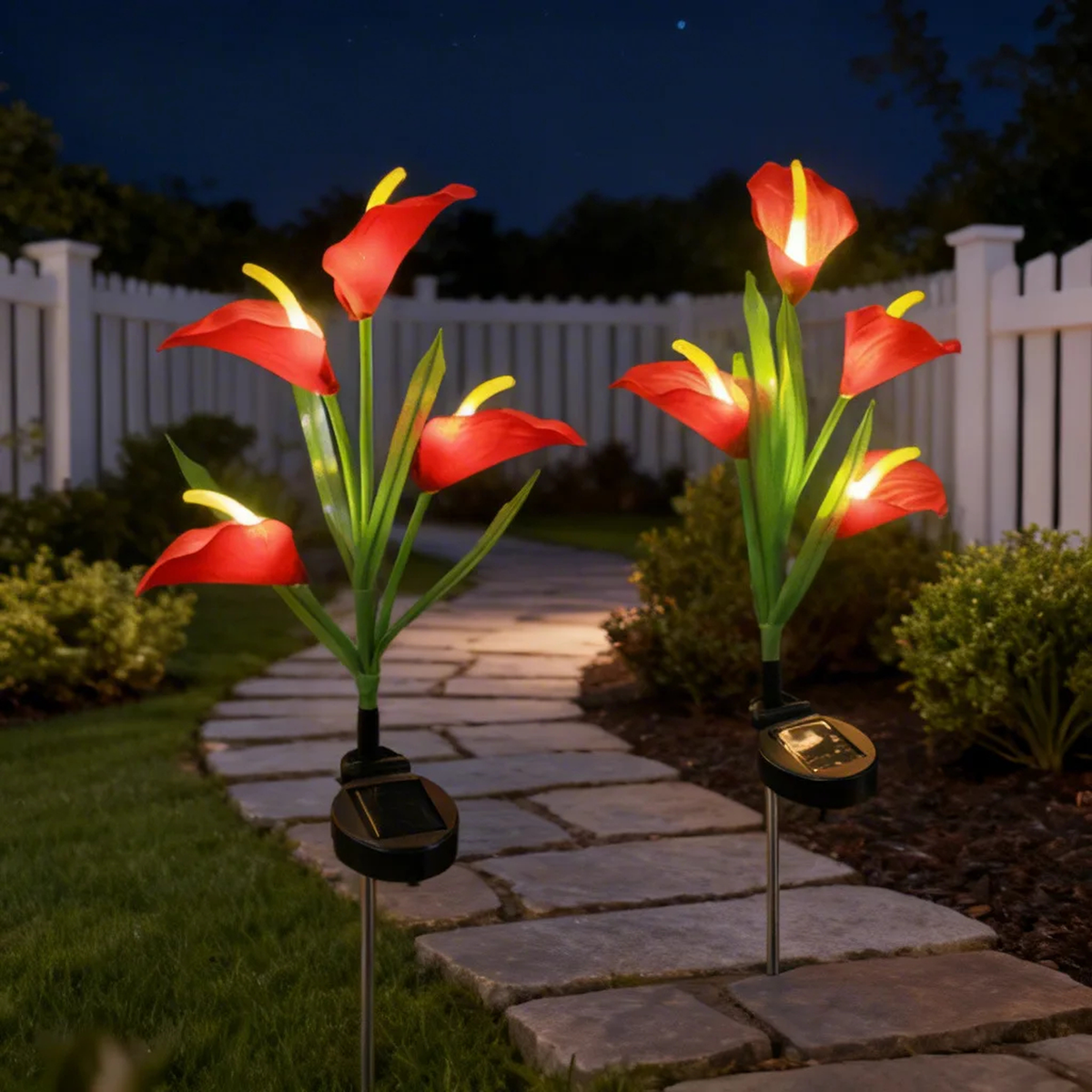 Kova Solar Calla Lily Garden Light