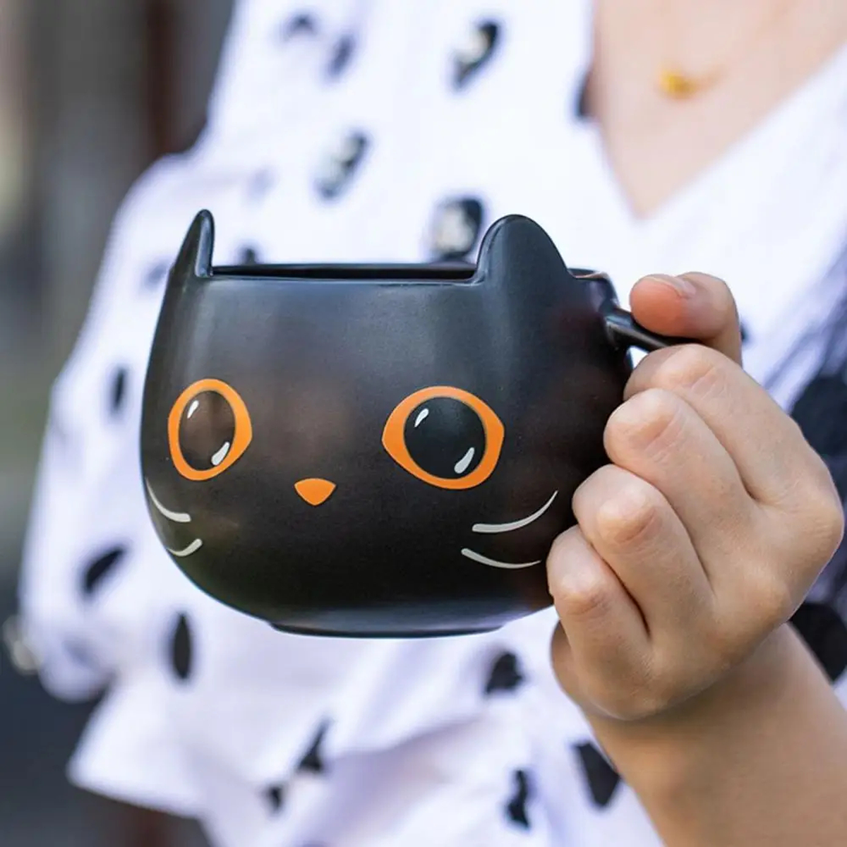 Kova Halloween Cat Mug with Lid