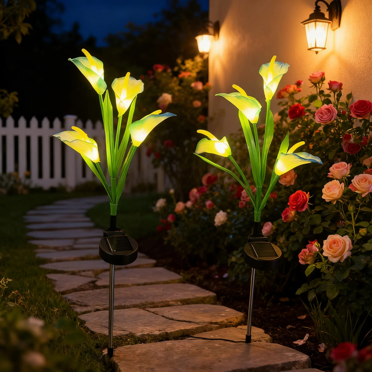 Kova Solar Calla Lily Garden Light