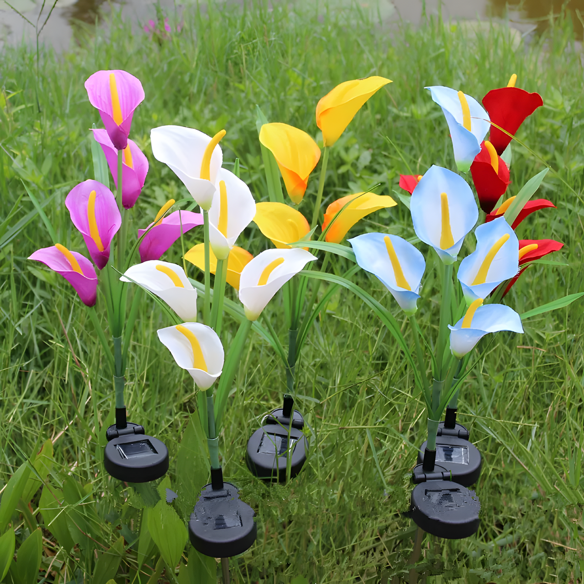 Kova Solar Calla Lily Garden Light
